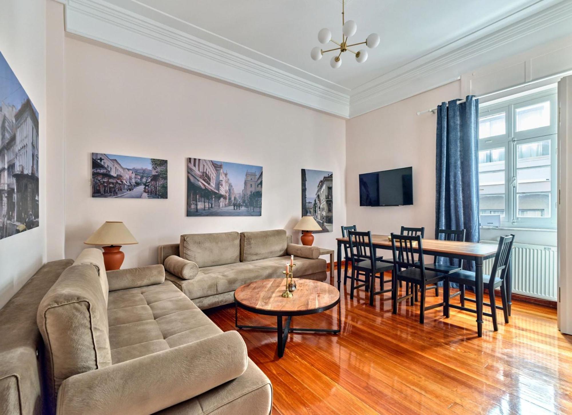 Elegant Apartment In Syntagma Square アテネ エクステリア 写真